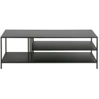 Lee Coffee Table in Blackened Bronze by Hudson & Canal