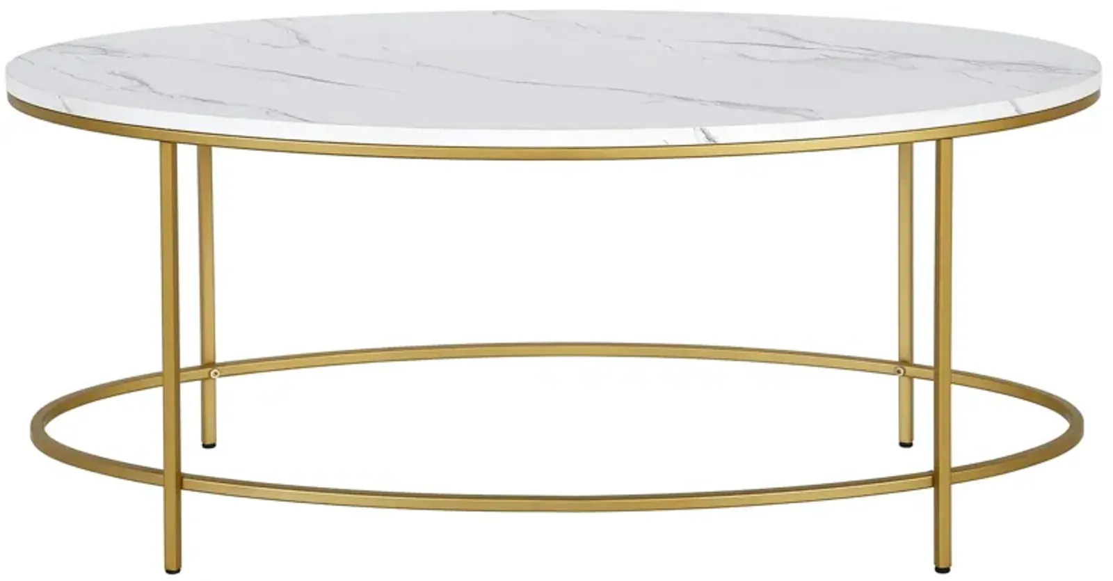 Lucy Faux Marble Coffee Table