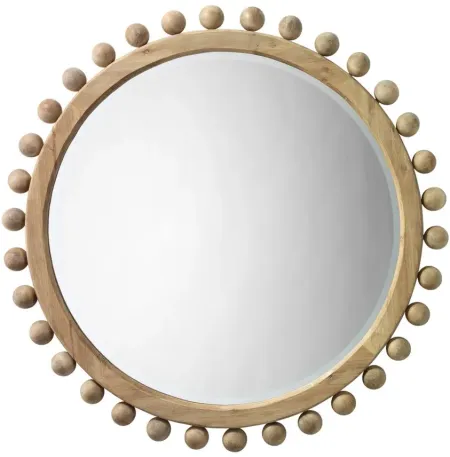 Brighton Mirror in Brown by Jamie Young Company