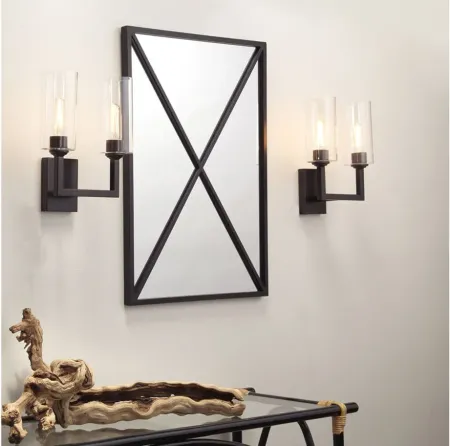 Xander Mirror in Black by Jamie Young Company