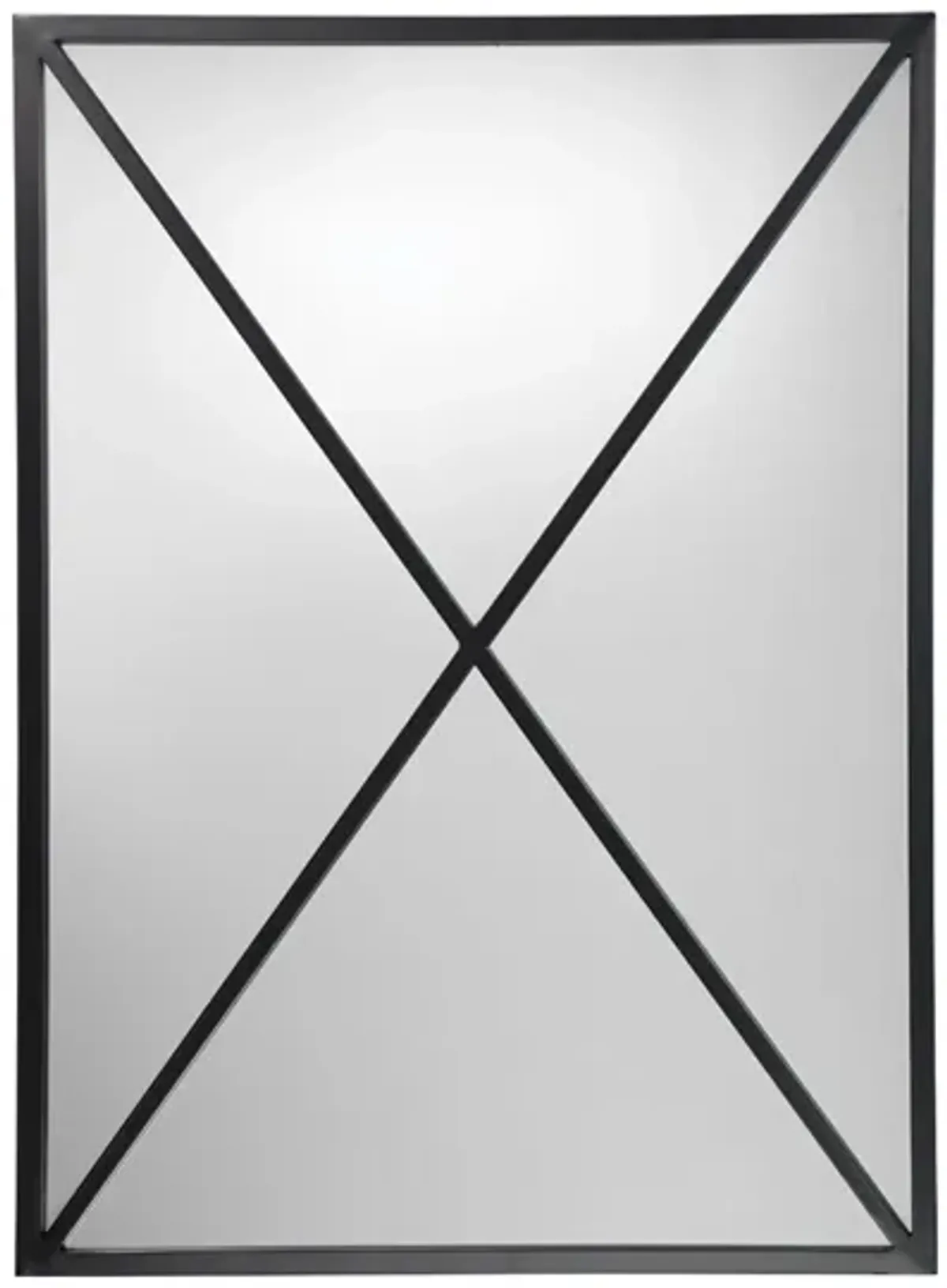 Xander Mirror in Black by Jamie Young Company