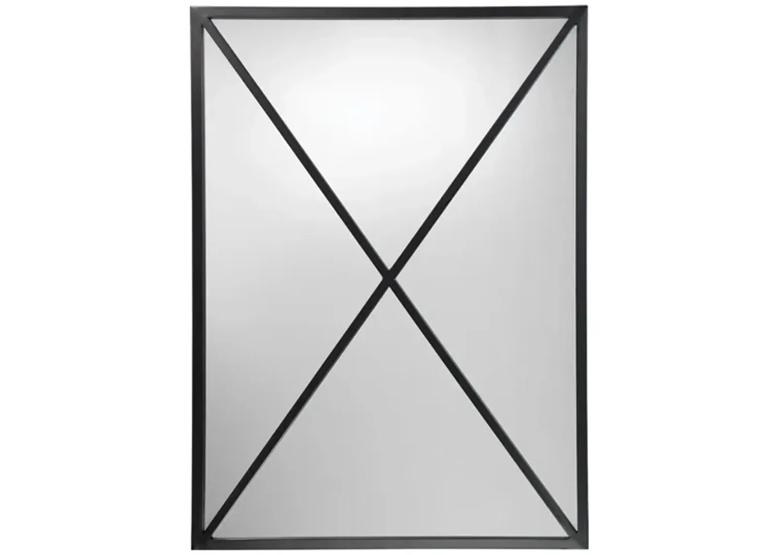 Xander Mirror in Black by Jamie Young Company