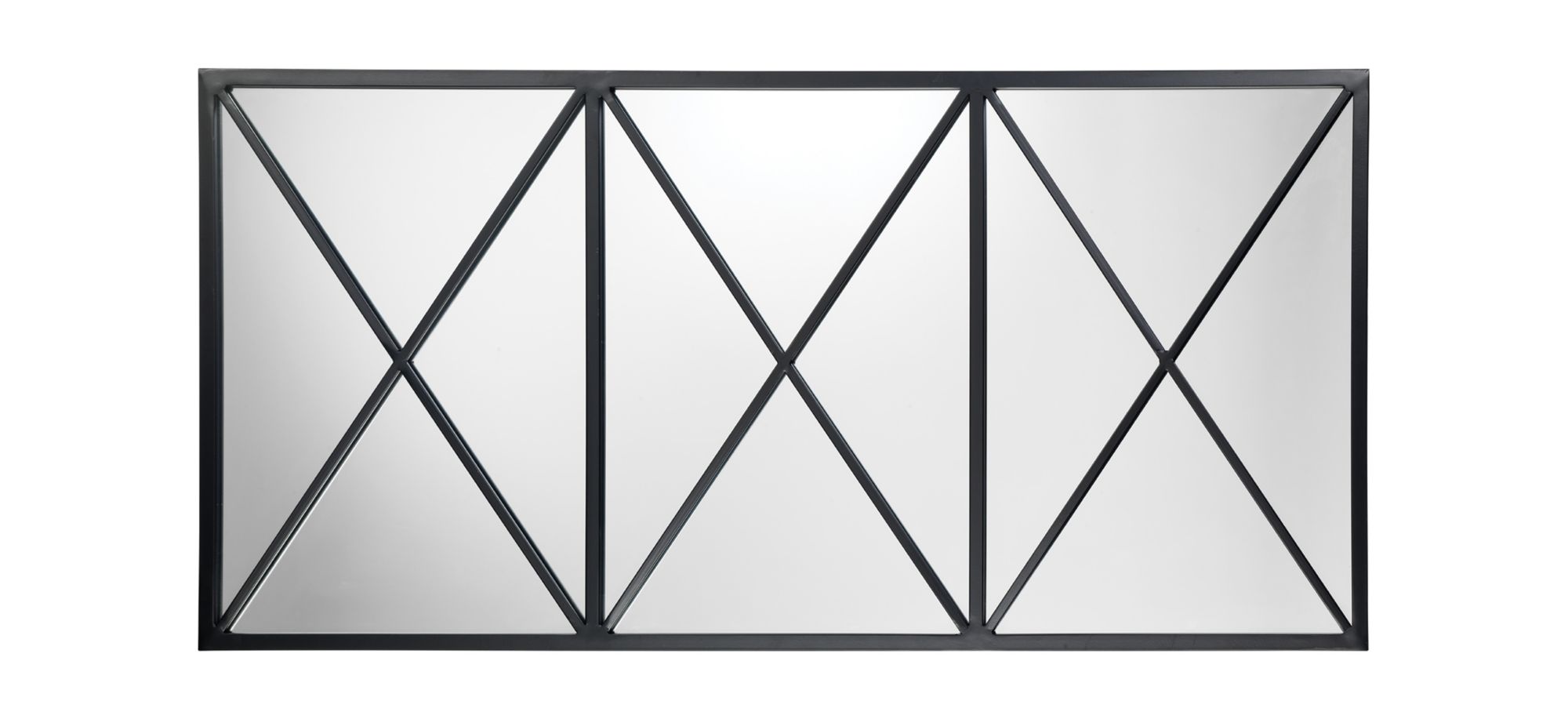 Xyla Mirror in Black by Jamie Young Company