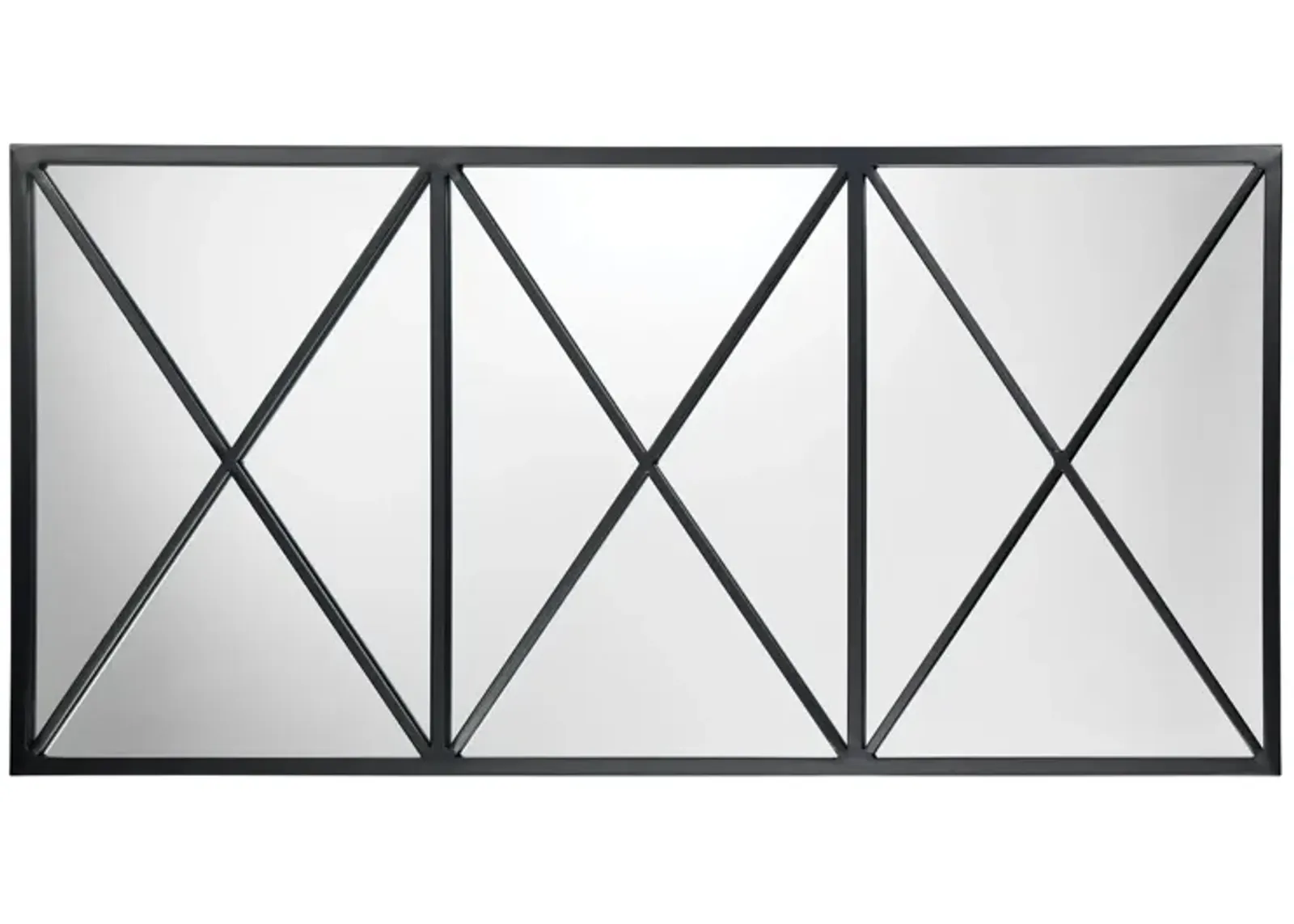 Xyla Mirror in Black by Jamie Young Company