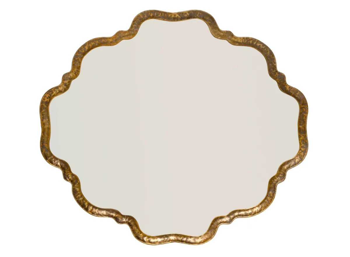 Elise Mirror in Antiqued Gold by Jamie Young Company