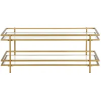 Clifton Coffee Table in Brass by Hudson & Canal