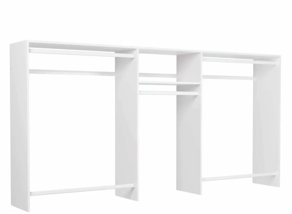 Allen Basic Hanging Closet Kit in White by Easy Track