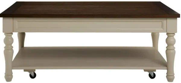 Deena Coffee Table w/ Casters