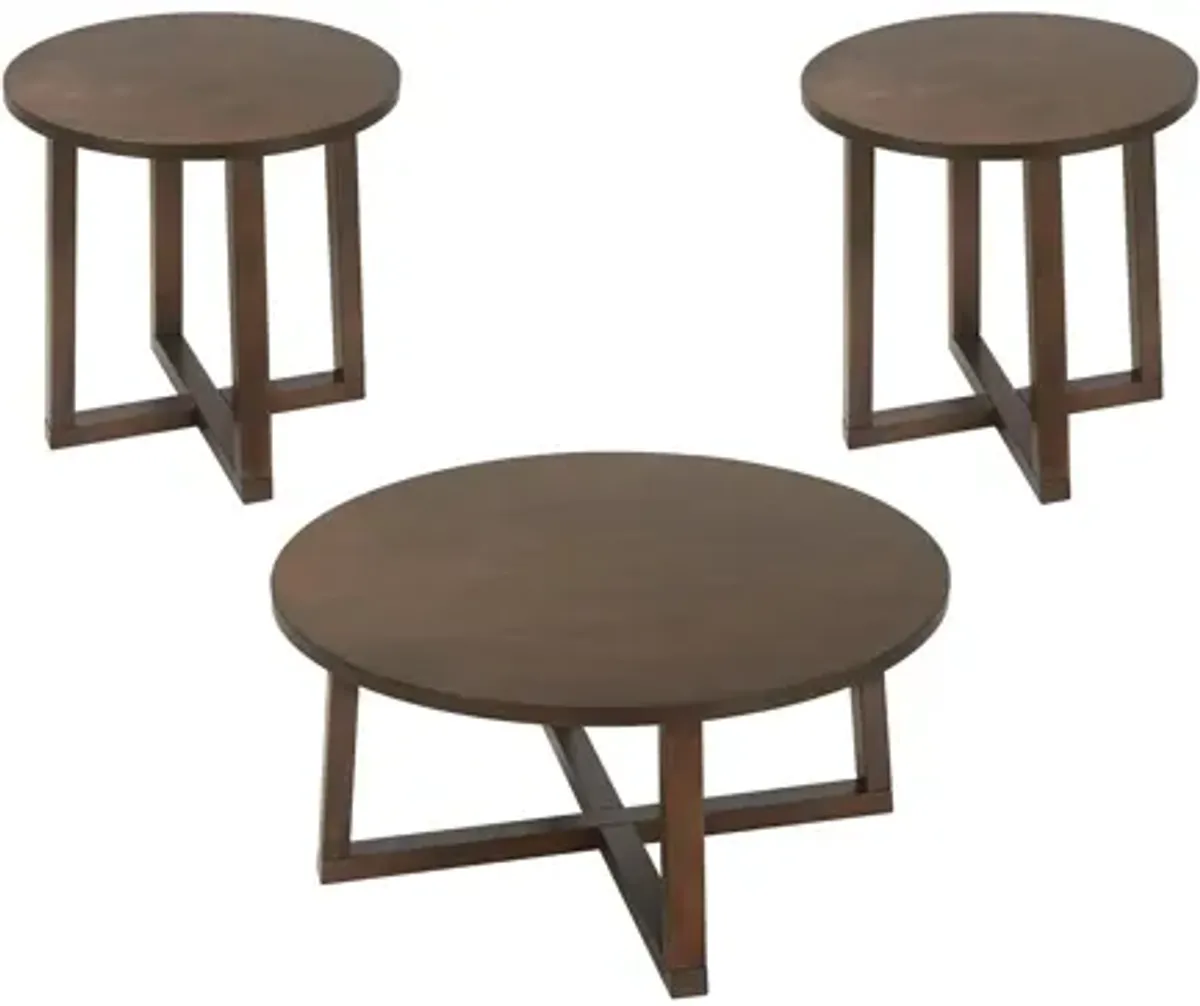 Trinity 3-pc. Occasional Tables w/ Casters