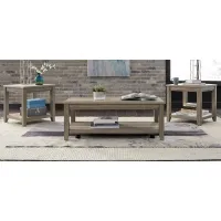 Sun Valley 3-pc... Occasional Table Set in Light Brown by Liberty Furniture