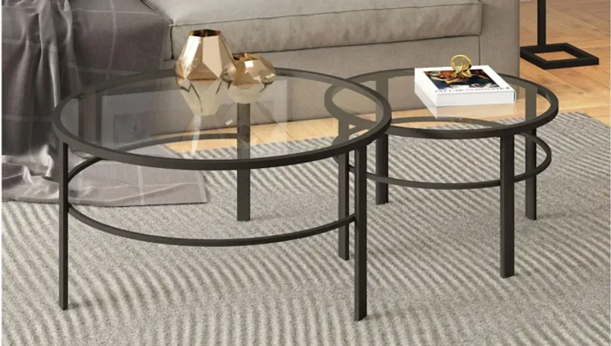 Gaia Round Nesting Coffee Table Set