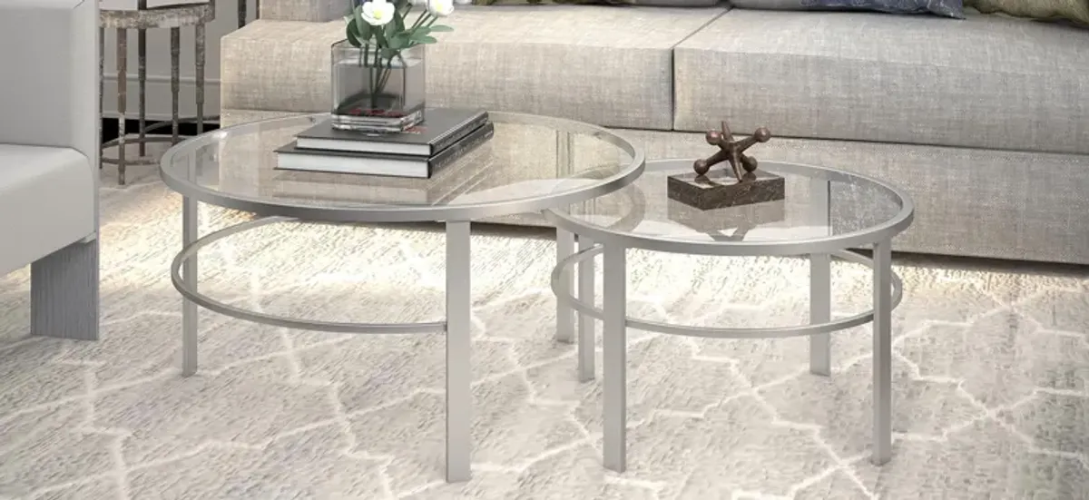 Gaia Round Nesting Coffee Table Set