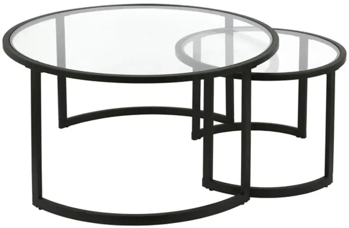 Mitera Round Nesting Coffee Table Set