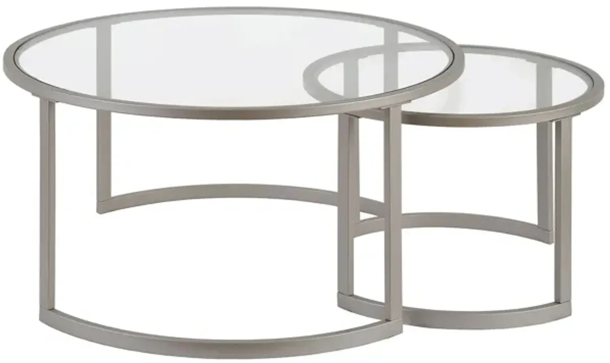 Mitera Round Nesting Coffee Table Set