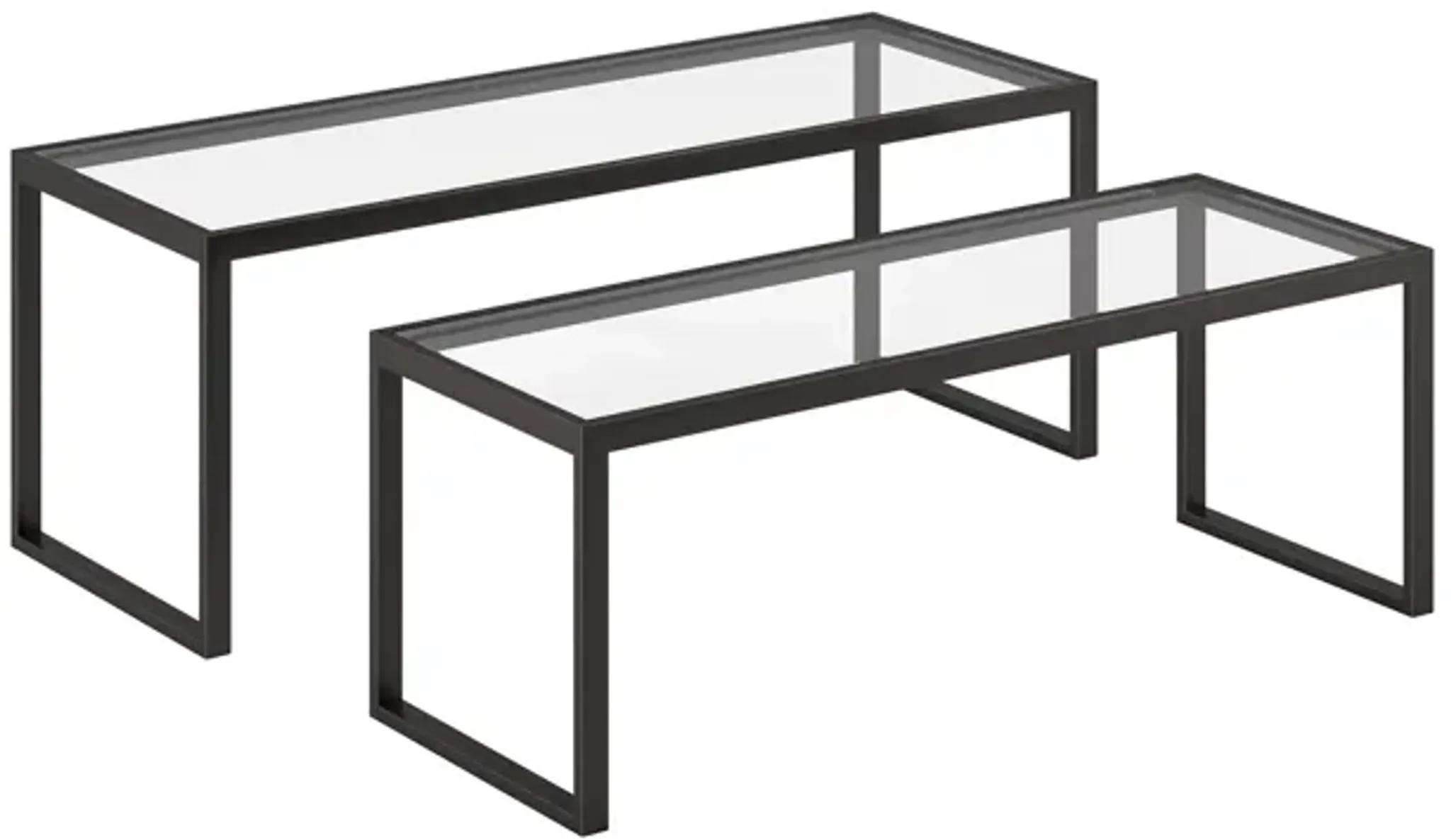 Richie Rectangular Nesting Coffee Table Set Raymour And Flanigan ...