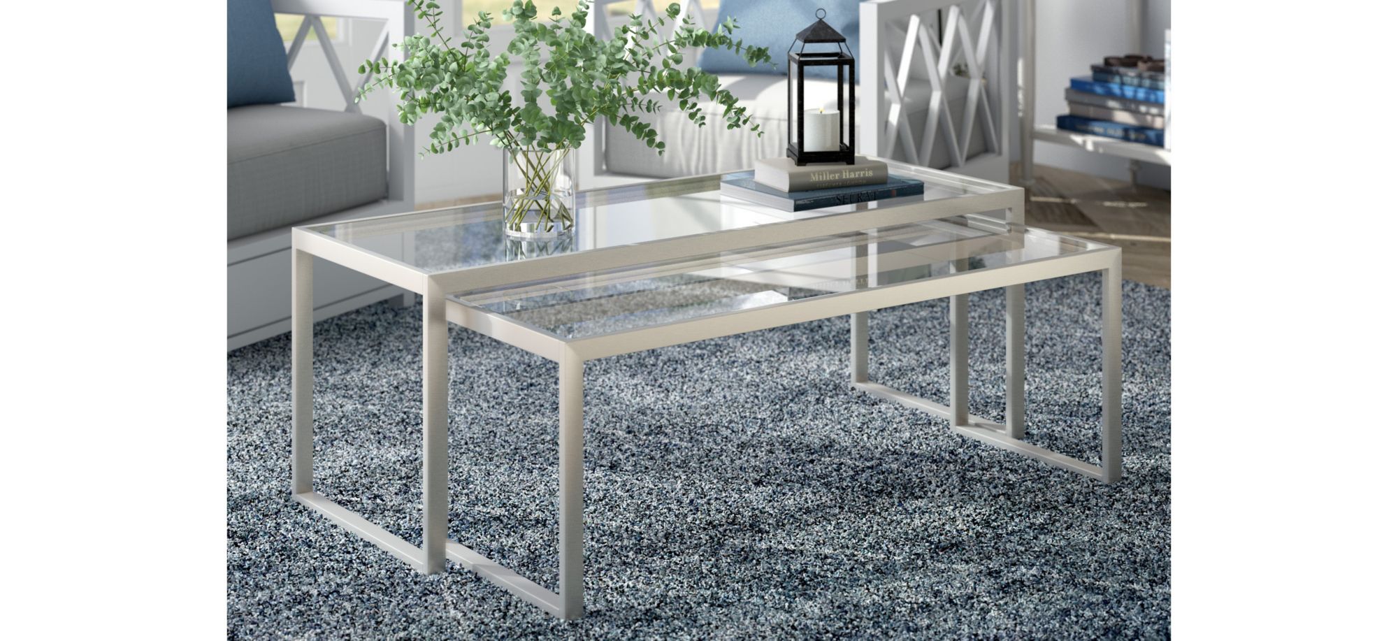 Richie Rectangular Nesting Coffee Table Set