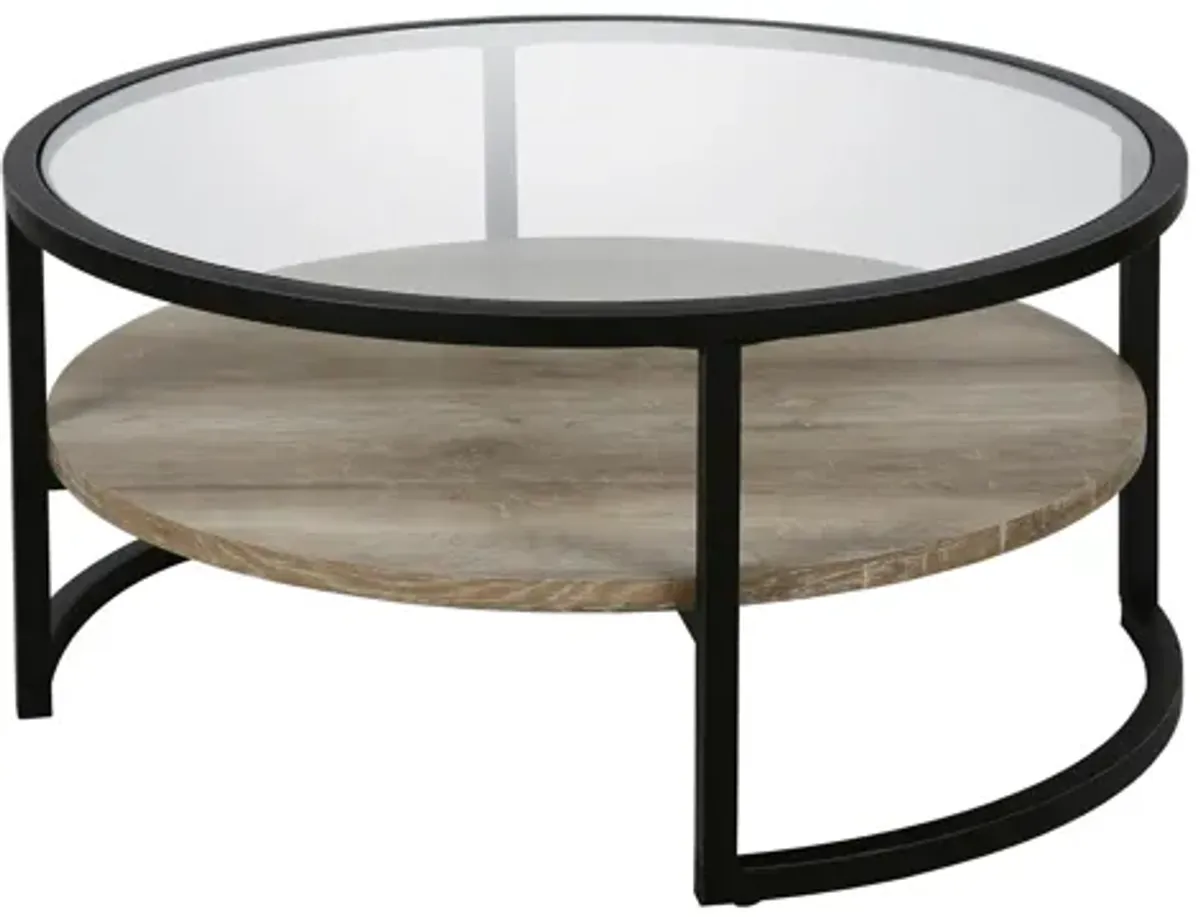 Winston Limed Oak Round Coffee Table