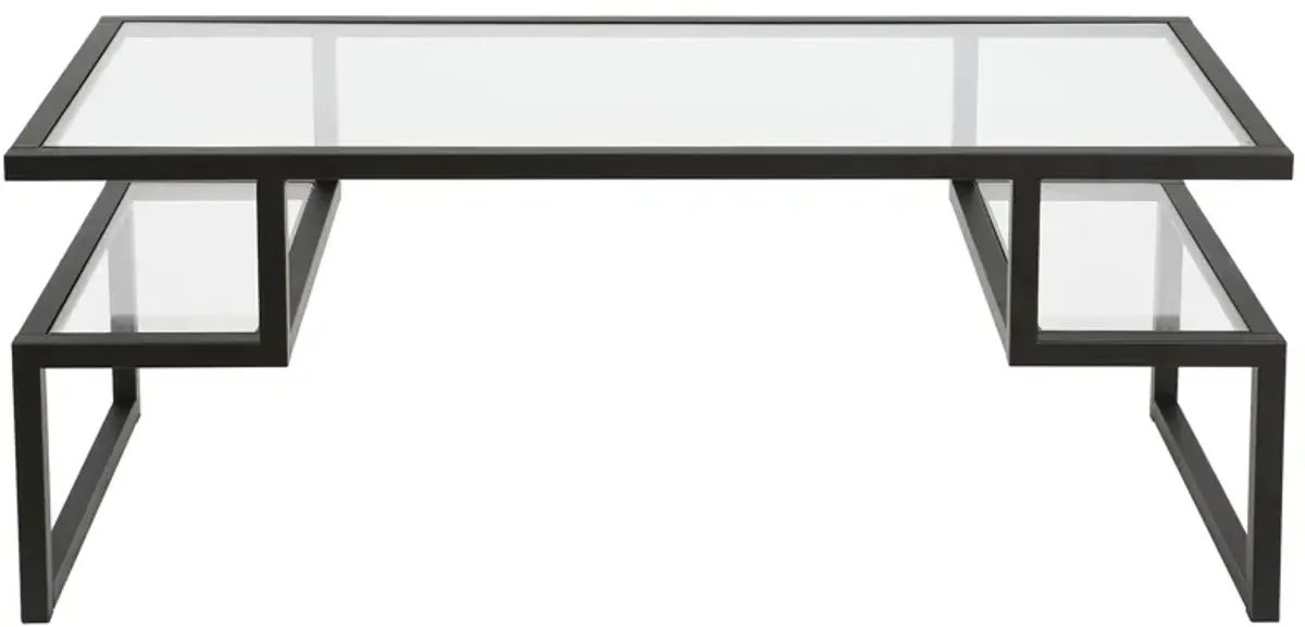 Zan Coffee Table in Blackened Bronze by Hudson & Canal