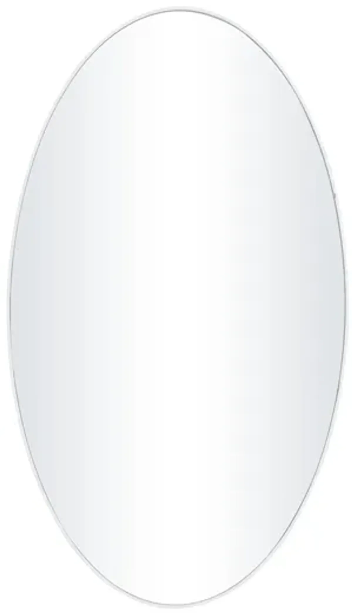 Ivy Collection White Wood Wall Mirror in White by UMA Enterprises