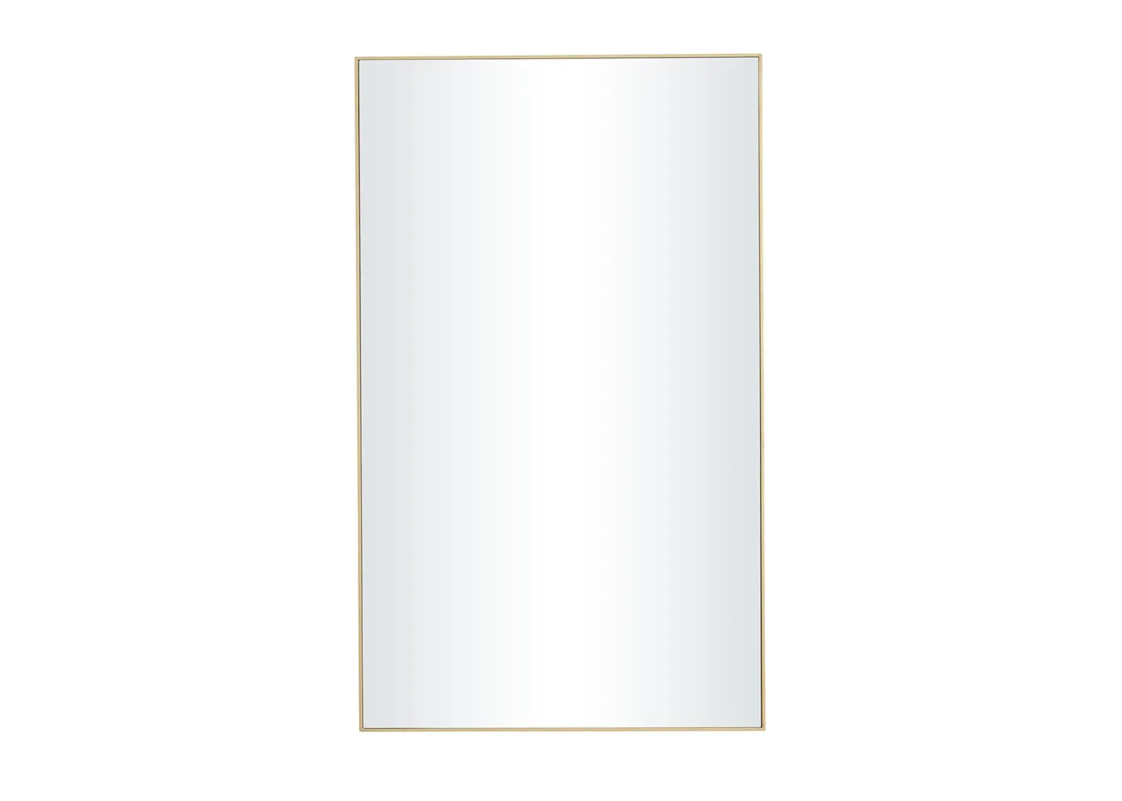 Ivy Collection Gold Wood Wall Mirror in Gold by UMA Enterprises