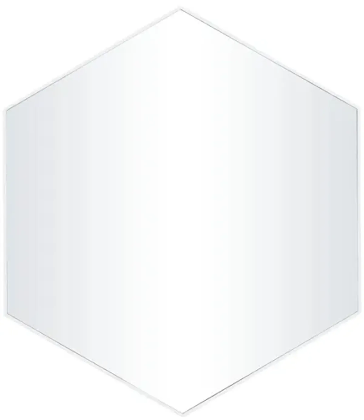 Ivy Collection White Wood Wall Mirror in White by UMA Enterprises