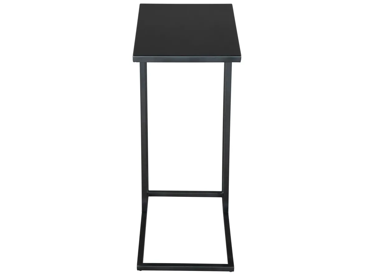 Atom Side Table in Black by Zuo Modern