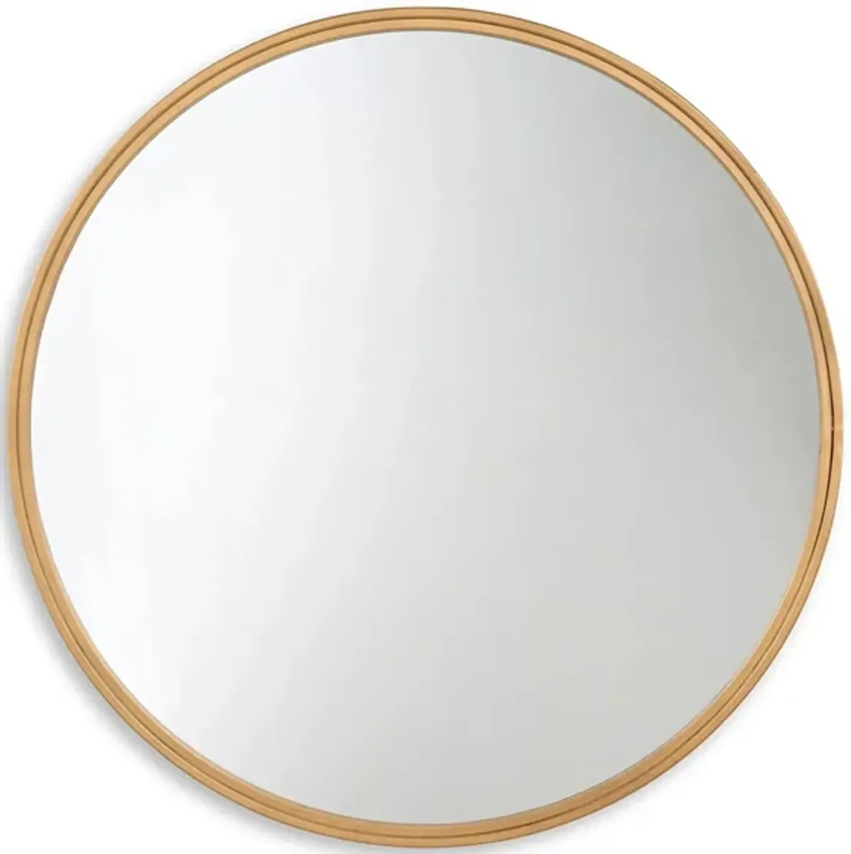 Brocky Accent Mirror in Gold Finish by Ashley Express