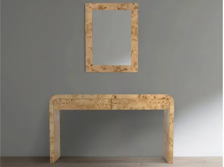 Cresthill Natural Ash Mirror in Natural by Meridian Furniture
