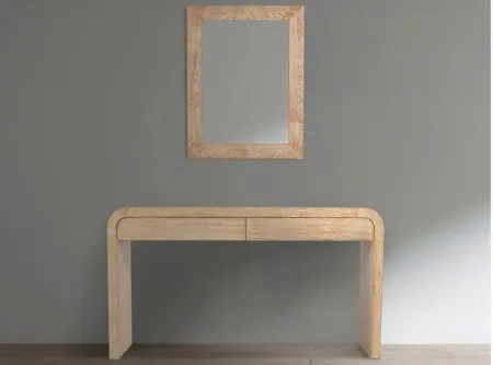 Cresthill White Oak Mirror in White by Meridian Furniture