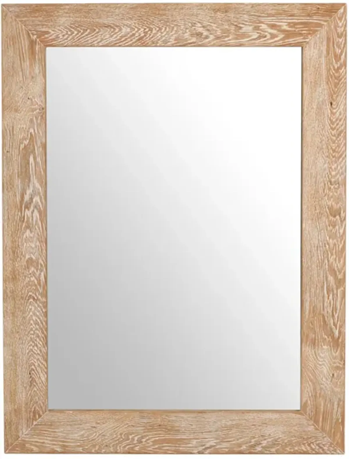 Cresthill White Oak Mirror in White by Meridian Furniture