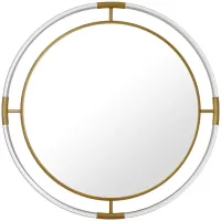 Ghost Gold Mirror in Gold by Meridian Furniture