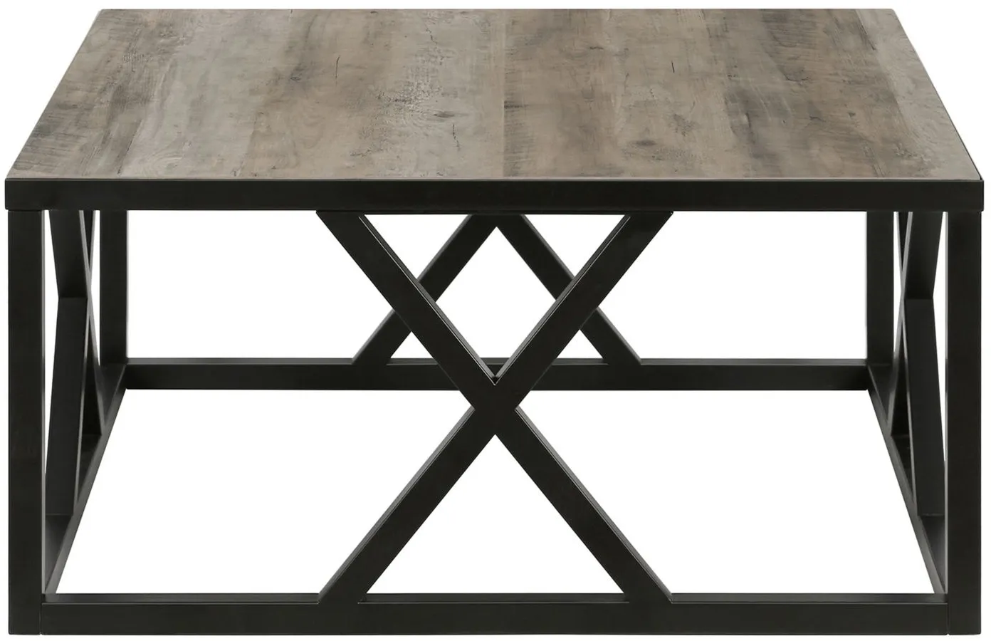 Crane Square Coffee Table in Blackened Bronze by Hudson & Canal