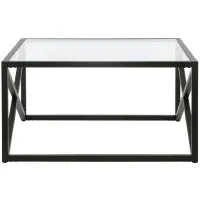 Sarmento Square Coffee Table in Blackened Bronze by Hudson & Canal