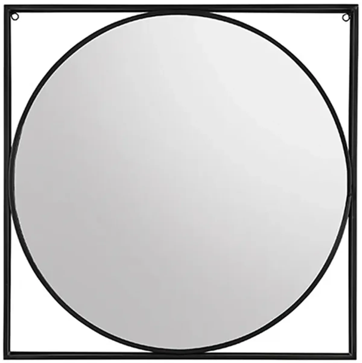 Marisol Wall Mirror in Black by Crestview Collection