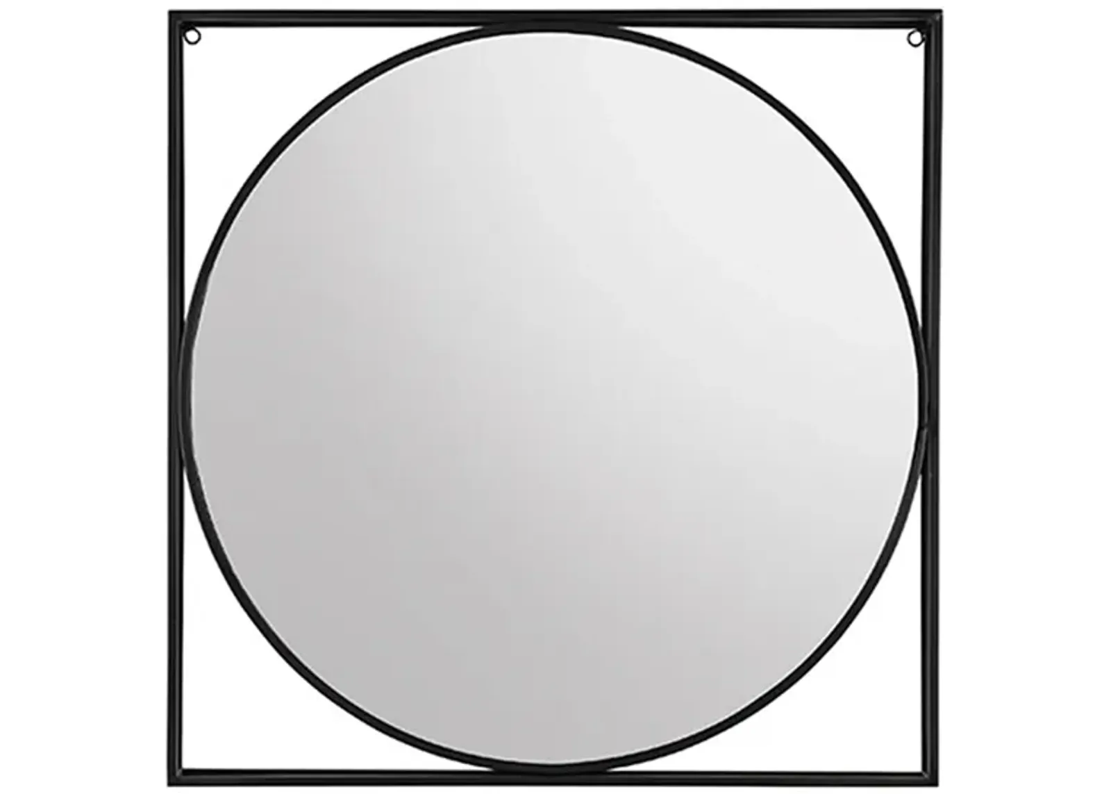 Marisol Wall Mirror in Black by Crestview Collection