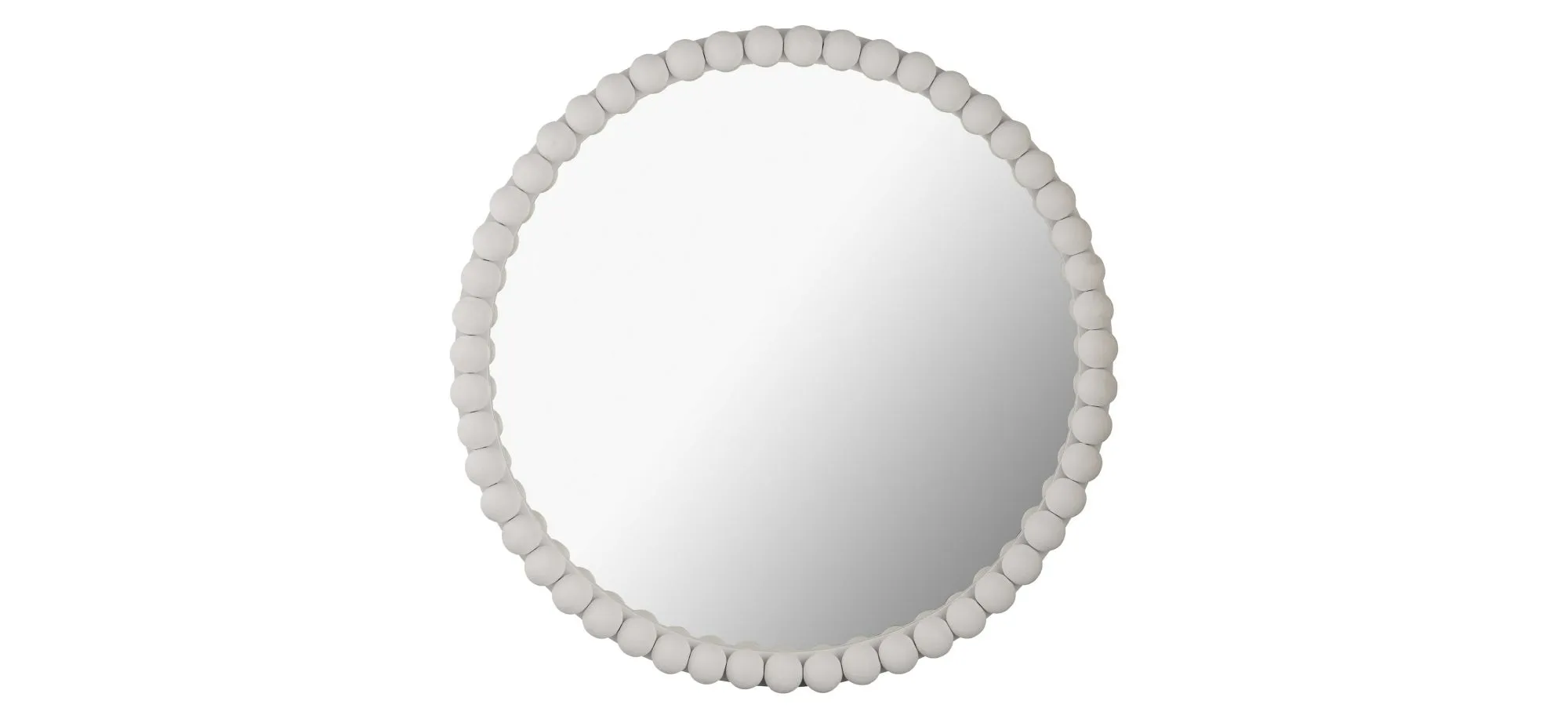 Baria Mirror in White by Tov Furniture