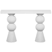 Lupita Console Table in White by Tov Furniture