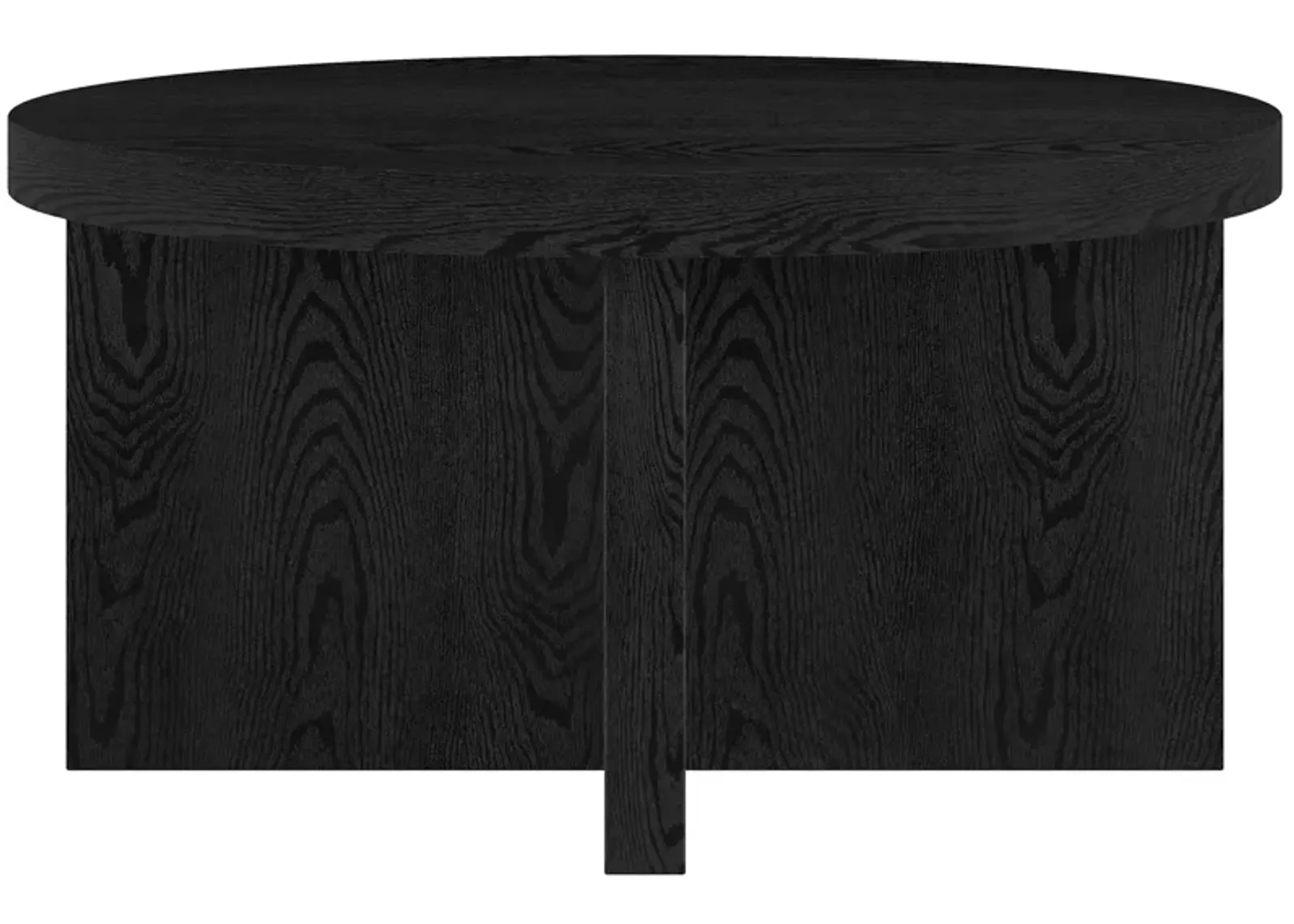 Elna Coffee Table in Black Grain by Hudson & Canal