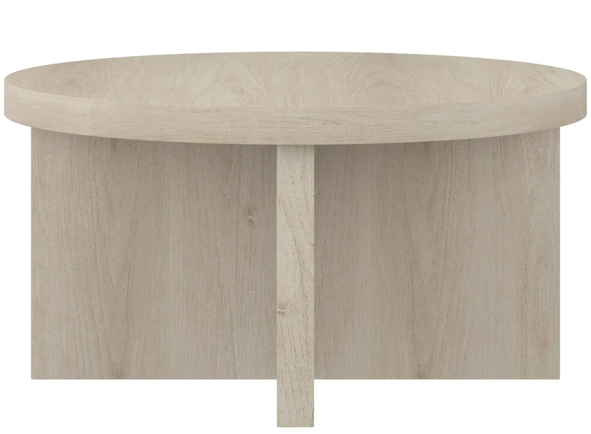 Elna Coffee Table in Alder White by Hudson & Canal