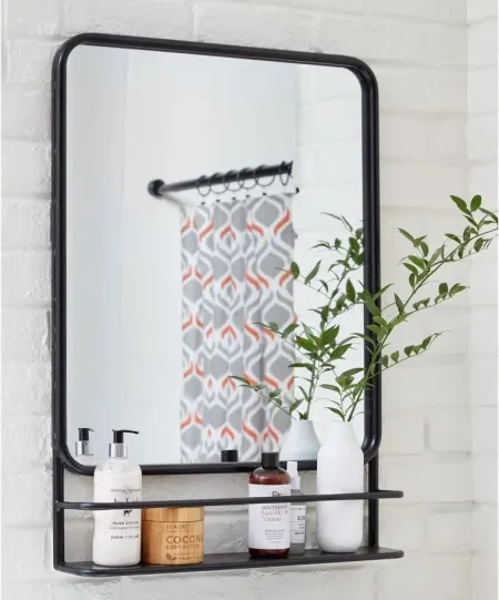 Ebba Accent Mirror in Black by Ashley Express