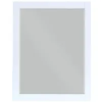 Maxine White Mirror in White by Meridian Furniture
