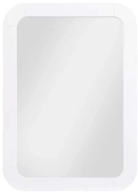 Artisto White Mirror in White by Meridian Furniture