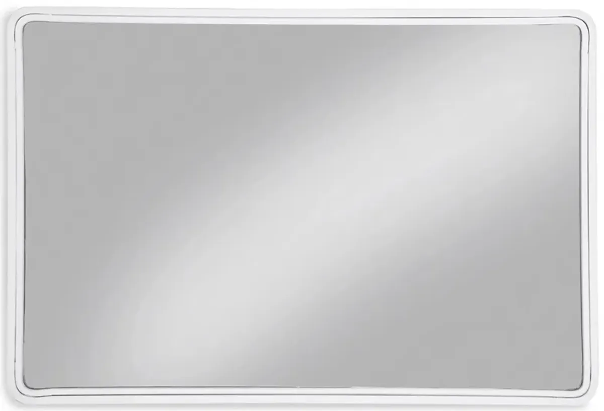 Brocky Accent Mirror in White by Ashley Express