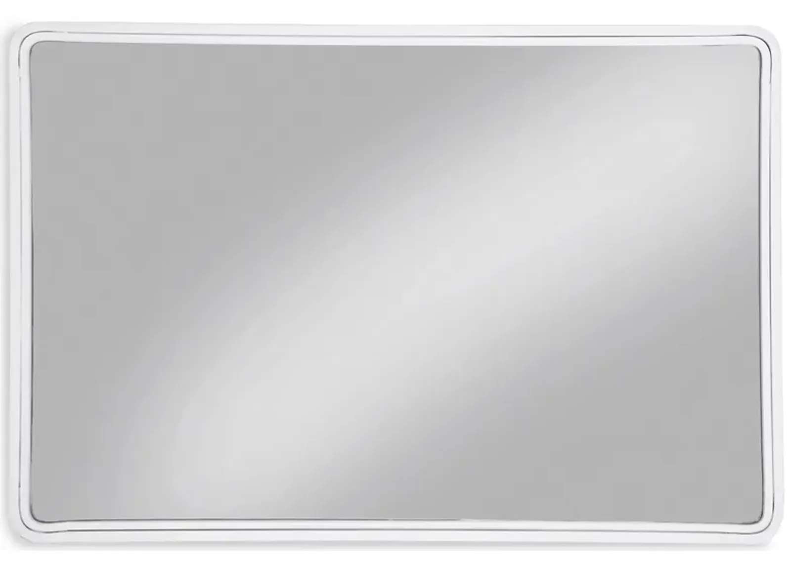 Brocky Accent Mirror in White by Ashley Express