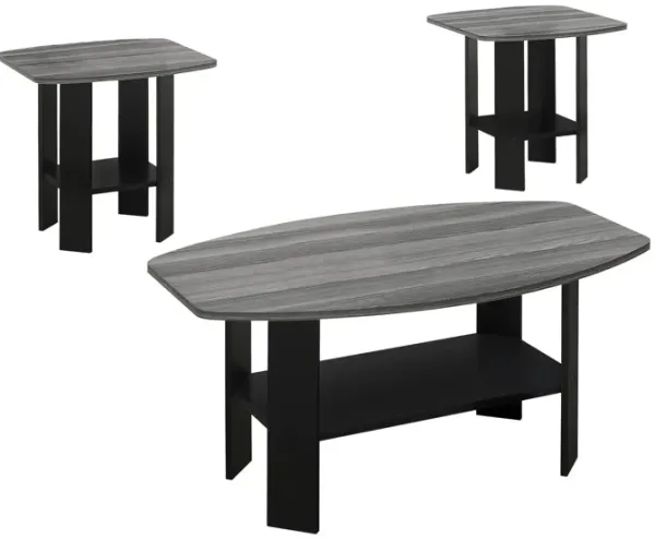 Monarch Specialties 3-pc. Table Set