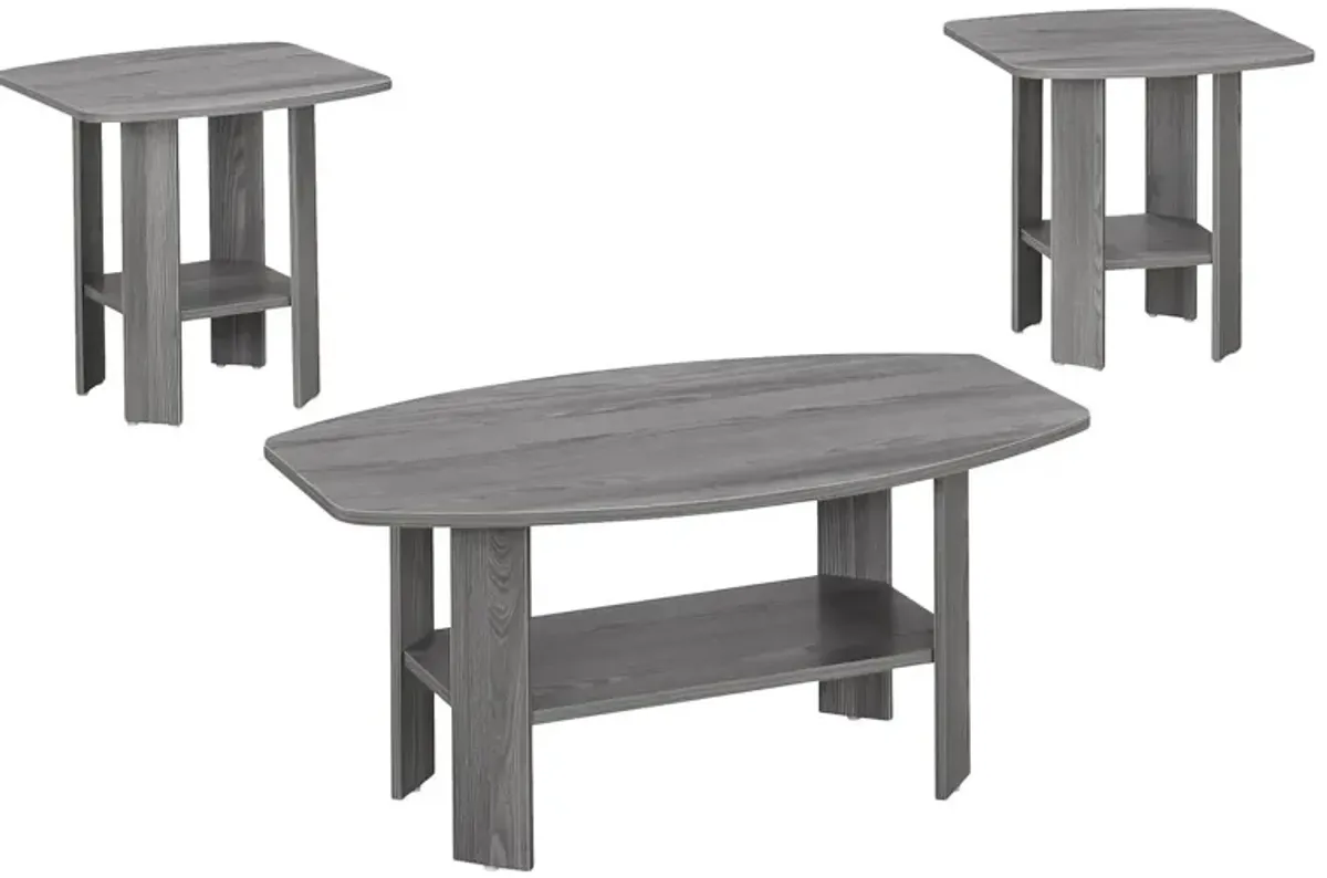 Monarch Specialties 3-pc. Table Set