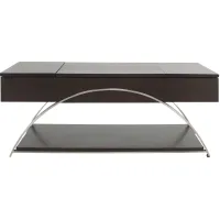 Sloane Rectangular Lift-top Cocktail Table in Espresso by Homelegance