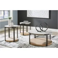 Darthurst 3-pc... Occasional Tables W/ Casters in Light Brown by Ashley Furniture