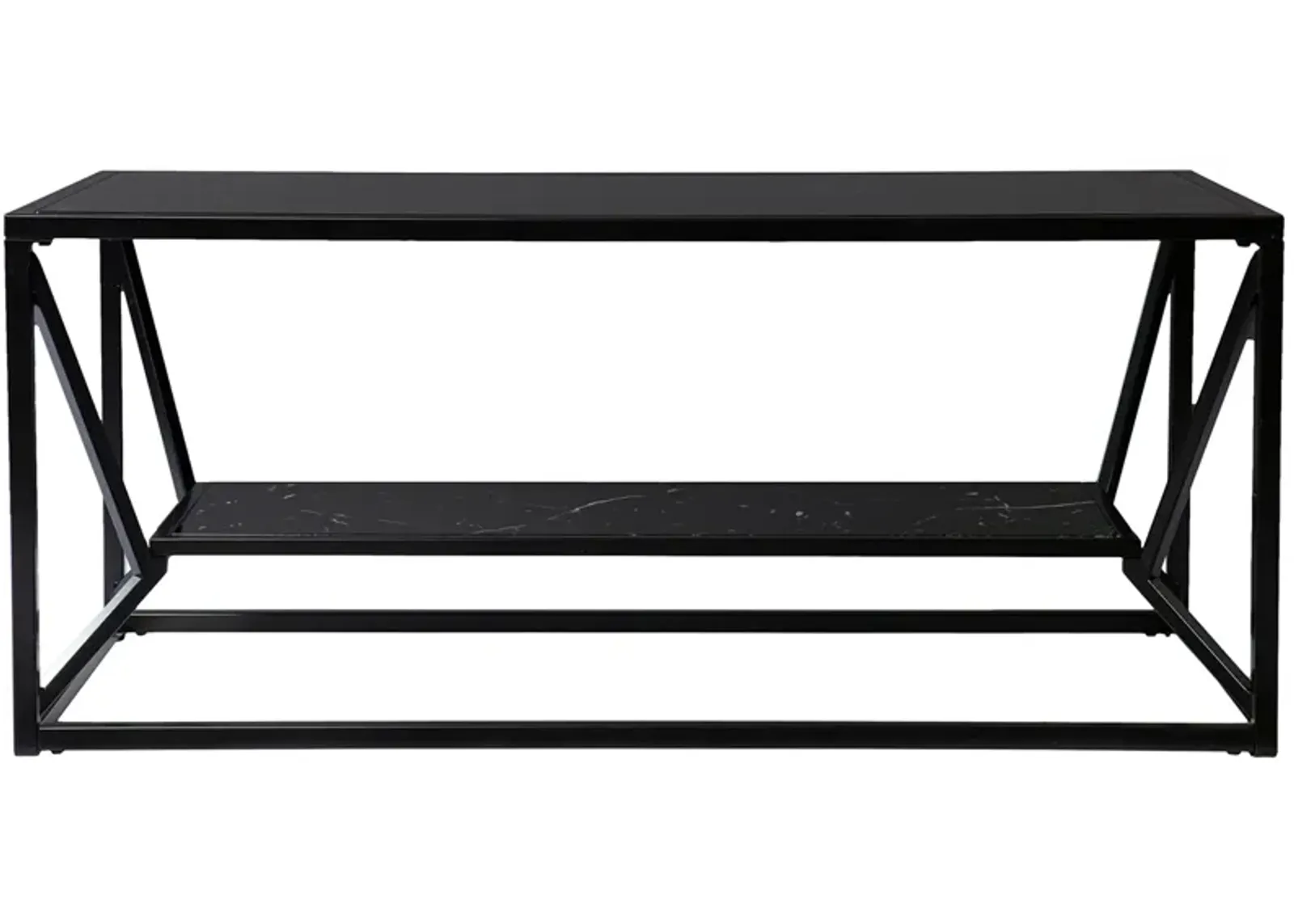 Cambridge Cocktail Table in Black by SEI Furniture