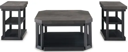 Bonilane 3-pc. Occasional Table Set in Black/Gray by Ashley Furniture